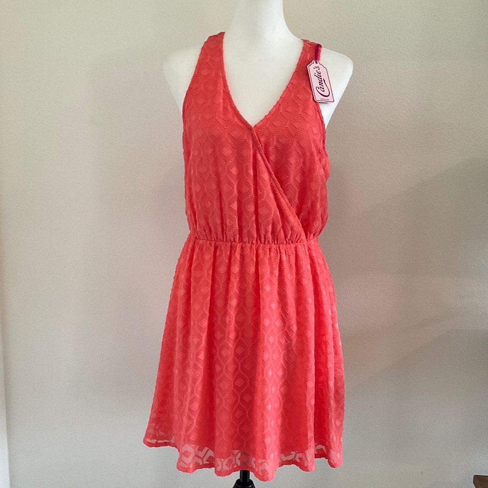 Candies Dress Orange Size Large NWT